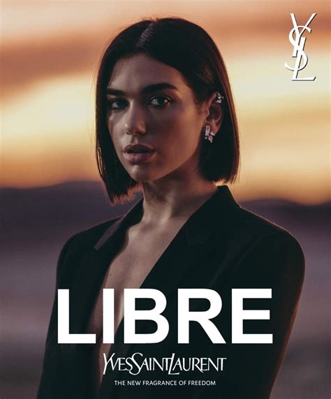 who is the model in the ysl libre advert|dua lipa perfume advert.